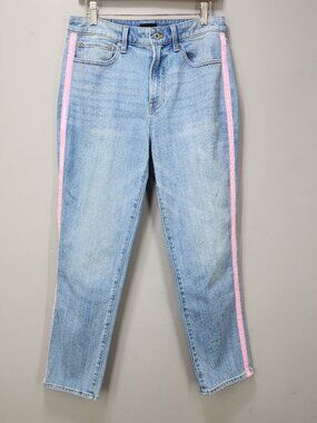 Talbots Side Ribbon Modern Ankle Jeans